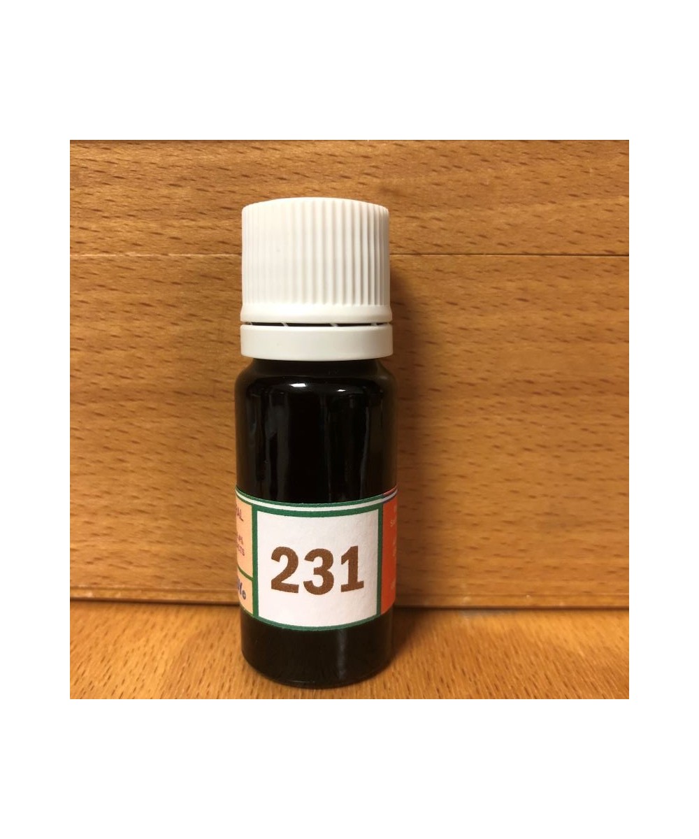 231 Soutien lors de dessèchement des yeux et de la bouche.