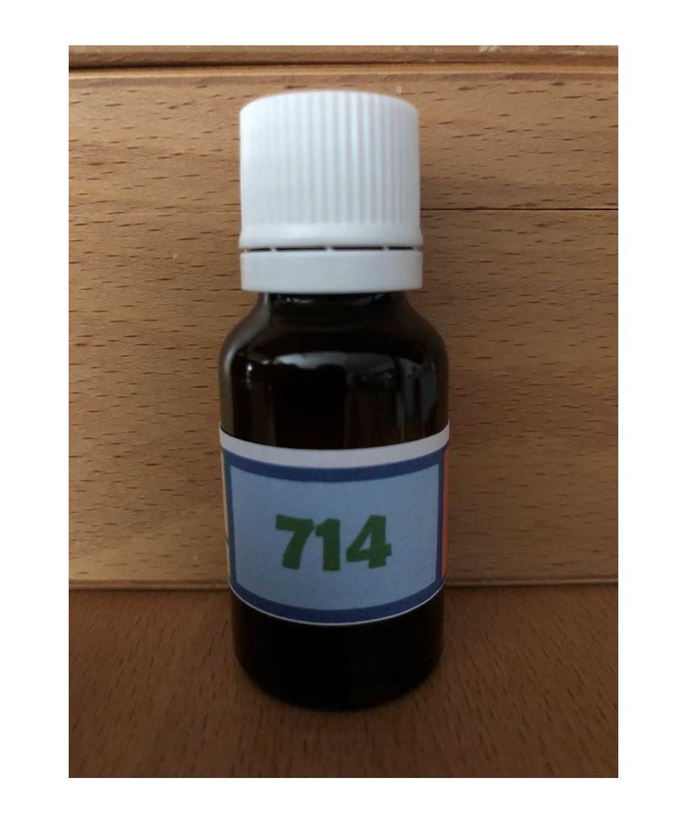 714 En cas d'acidité du corps.