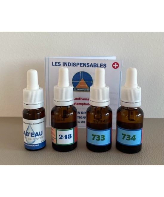 LES INDISPENSABLES EN CYTAMPHOLOGY  fournis dans une élégante trousse de voyage.